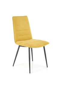 Scaun tapitat K493 mustariu - H92 cm - Img 11