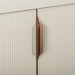 Set de mobilier de baie cu lavoar Astor 60 cm Beige - Img 4
