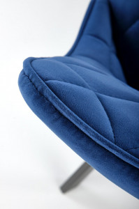 Set masa extensibila Bacardi L160-220 cm + 4 scaune K450 velvet bleumarin - Img 13