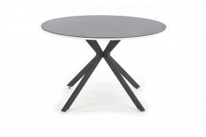 Set masa rotunda Avelar ø120 cm + 4 scaune K333 gri - Img 5