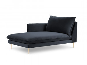 Sezlong tapitat Vienna velvet/picioare gold – L170 x l110 x h95 - Img 14