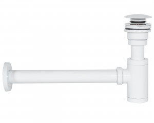 Sifon cu ventil click-clack universal alb - Img 2