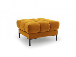Taburet tapitat Bali velvet/picioare negre – L60 x l60 x h41 - Img 7