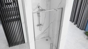 Ușă de duș batanta REA Rapid Swing Crom 120 - Img 5