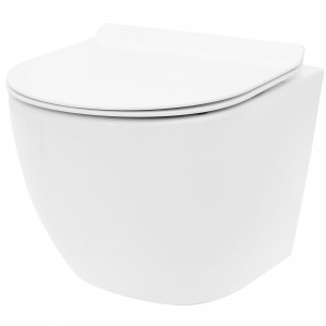 Vas wc suspendabil Carlo Mini Tornado Rimless Slim N - Img 3