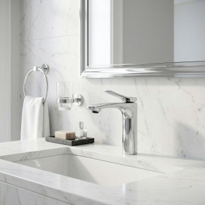 Baterie lavoar PREMIUM REA Vision Chrome Low - Img 3