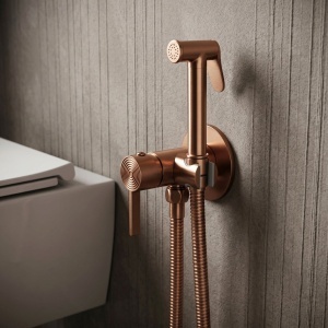 Baterie pentru bideu Rea Foster Brush Copper - Img 2