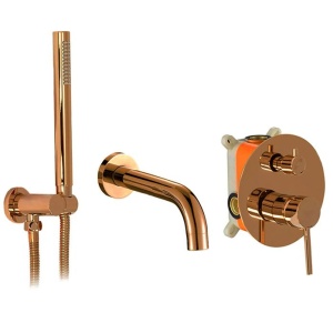 Baterie pentru cada Incastrata Rea Lungo Copper + BOX