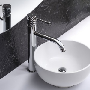 Baterie pentru lavoar Rea Lungo Diamond Crom - Img 4