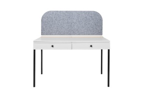 Birou pentru copii Lumi alb L120 cm - Img 4