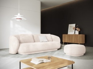 Canapea 3 locuri Camden chenille L204 cm - Img 1