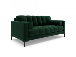 Canapea Bali 2 locuri velvet/picioare negre – L152 x l92 x h75 - Img 11