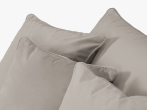 Canapea Boho catifea cu husa detasabila L223 cm - Img 4