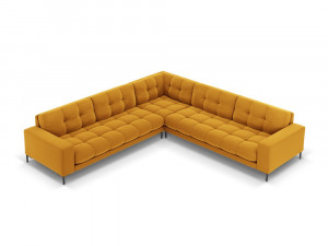 Coltar 6 locuri Bali velvet/picioare negre – L256 x l256 x h75 - Img 10