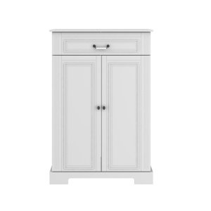 Comoda eleganta Ines alb H125 cm - Img 2