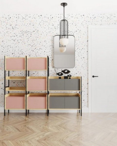 Comoda modulară Mobius S3 natur/gri - H83 - Img 4