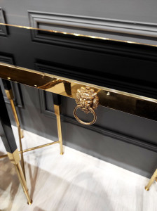 Consola Monaco negru/gold – H85 cm - Img 5