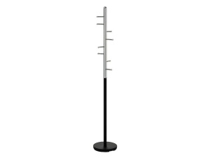 Cuier Ferro negru/crom H173 cm