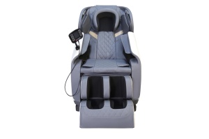 Fotoliu cu functie de masaj si incalzire Solaria crem/gri H105 cm - Img 13