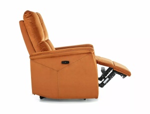 Fotoliu recliner cu functie de masaj Neptun M velvet cinnamon Blu4215 - Img 4