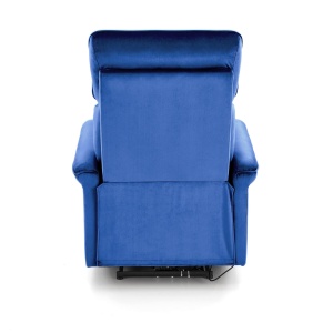 Fotoliu recliner Semir velvet bleumarin H108 cm - Img 7