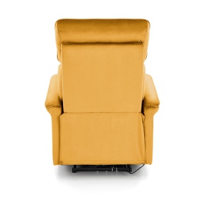 Fotoliu recliner Semir velvet mustariu H108 cm - Img 7