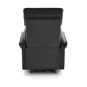 Fotoliu recliner Semir velvet negru H108 cm - Img 7