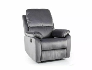 Fotoliu recliner Spencer 1 velvet gri Blu14
