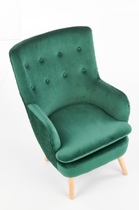 Fotoliu tapitat Ravel Velvet verde – H100 cm - Img 17