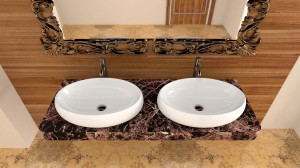 Lavoar Melania alb ceramica sanitara - 60 cm - Img 3