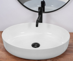 Lavoar Queen Alb ceramica sanitara – 55 cm - Img 5
