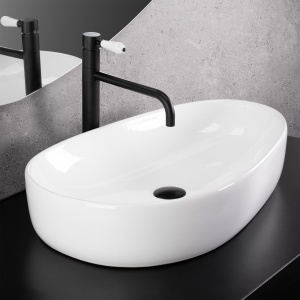 Lavoar Sandra alb L65 cm - Img 3