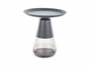 Masa de cafea Tiffany A negru/negru ø50/h52 cm - Img 1