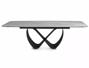 Masa extensibila Infinity Ceramic Nature Cloud alb/negru L160-240xl95 cm - Img 5