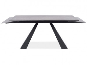 Masa extensibila Salvadore Ceramic gri ANTHRACITE/negru mat L160-240 cm - Img 10