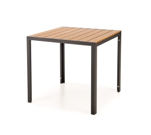 Masa patrata Fierro maro/negru L80 cm