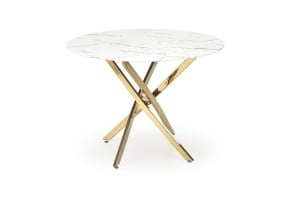 Masa rotunda Raymond 2 marmura alba – d100 x h73 cm - Img 12