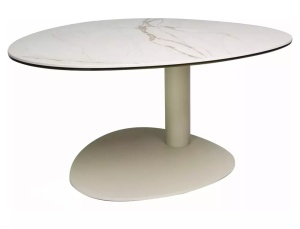 Măsuță de cafea Ciao A bej mat / cașmir ø74/h38 cm - Img 6