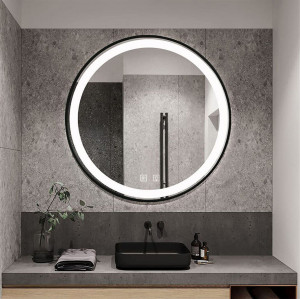 Oglinda LED 50 cm MMJ neagra - Img 4