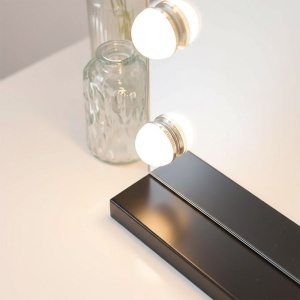 Oglindă LED HOLLYWOOD Black 80x60 - Img 4