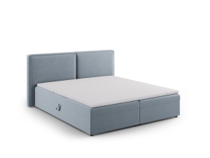 Pat boxspring Arendal 180x200 cm catifea - Img 5