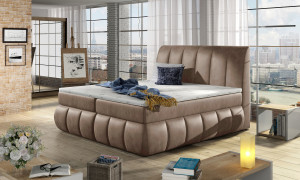Pat boxspring Vincenzo 140x200 cm Monolith 09
