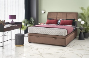 Pat tapitat Continental 2 velvet bej – 160 x 200 cm - Img 2