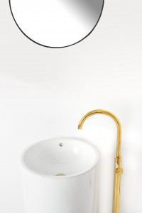 Robinet pentru lavoar Rea Lungo Ortis Gold - Img 4