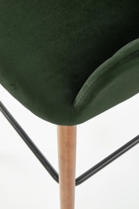 Scaun bar catifea H-93 verde – H 98 cm - Img 14