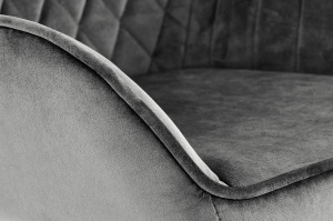 Scaun de bar H-103 velvet gri – H114 cm - Img 17
