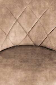 Scaun de bar H101 velvet bej - Img 5
