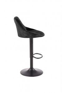Scaun de bar H101 velvet negru - Img 2