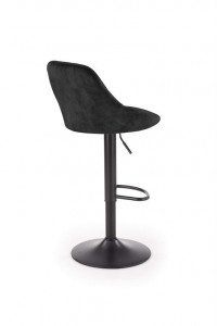 Scaun de bar H101 velvet negru - Img 7