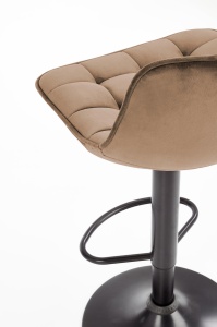 Scaun de bar H95 velvet bej - Img 6